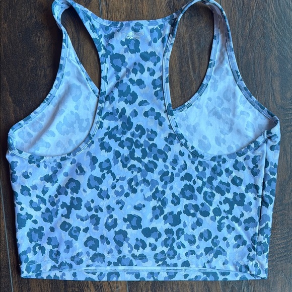 Calvin Klein Performance Crop Top Blue Cheetah size XXL (I22) - Picture 4 of 4